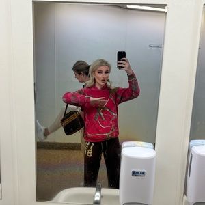 pink camo hoodie